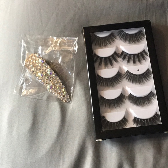 5 pairs of eyelashes + Free gift - Picture 1 of 3